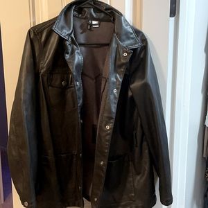 Black PU Leather Jacket